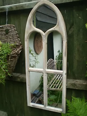  Danish Medieval Style Limewashed Mirrorhome Or Garden • £189