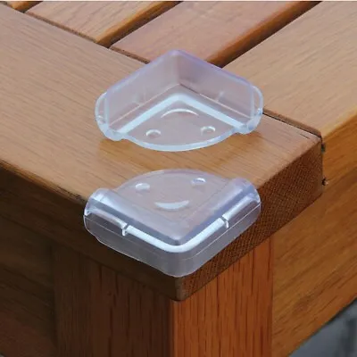4X Baby Safety Corner Cushion Protector Table Cabinet Cover Pre-Applied Adhesive • £2.99