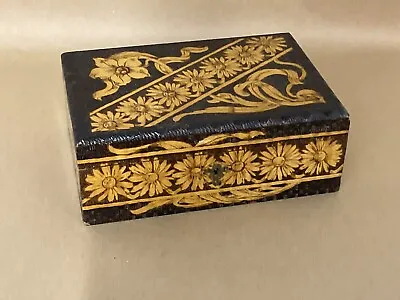 £58 • Buy Antique Arts And Crafts Movement Pokerwork Wooden Box C1920