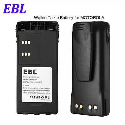 2500mAh Replacement Battery For Motorola GP328 HNN9008 HNN9009 HT1250 HT750 • $24.99