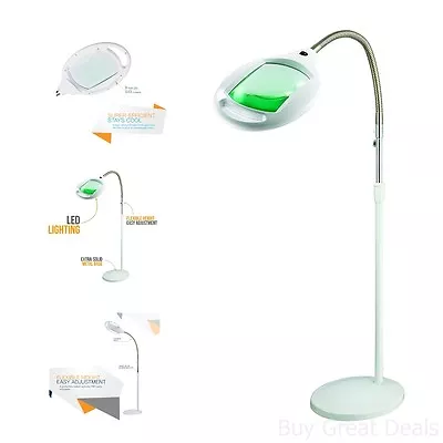 Floor Lamp Magnifier New Home Office Ceiling Fans Laboratory Lighting Adjustable • $114.98