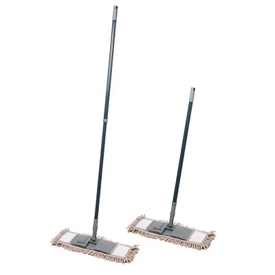 £12.99 • Buy Extendable Microfibre Mop Cleaner Sweeper Wooden Tile Wet Dry Floor Duster Grey