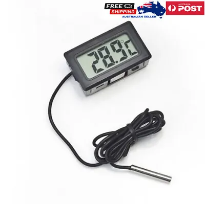 Digital LCD Thermometer For Fridge Freezer Aquarium Fish Tank Water Temperature • $4.29