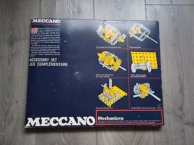 Vintage Meccano Mechanisms Set 1975100% Complete In Original Box With Manual • £59.95