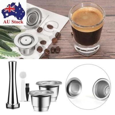 $22.68 • Buy Refillable Capsule Reusable Pods Tamper For Nespresso|Essenza Mini & Citi