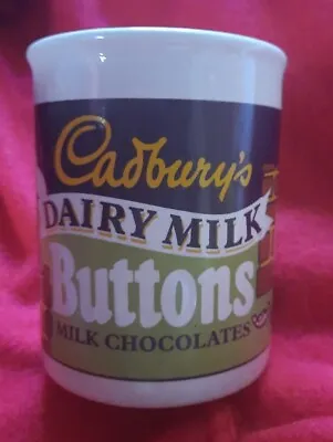 £19.98 • Buy Vintage Cadbury's Dairy  Milk Buttons Chocolate Cup Mug Great Christmas Gift 🎁