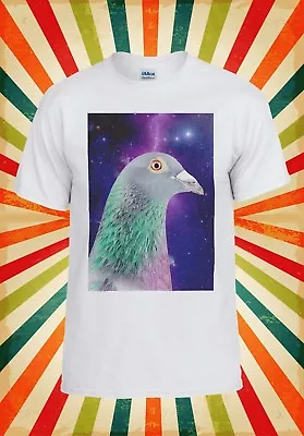 Pigeon Space Galaxy Woodie Bird Cool Men Women Vest Tank Top Unisex T Shirt 1768 • £9.95