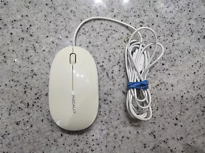 Macally Wired USB Ice Mouse2 For Windows PC & More - White (ICEMOUSE2) / 5Ft • $15