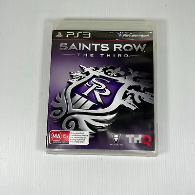 Saints Row The Third Sony Playstation 3 PS3 Game Manual • $10.05