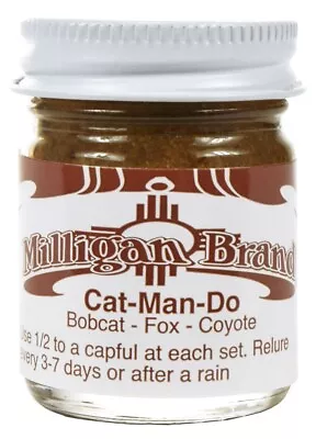 Milligan Cat-Man-Do Bobcat Trapping Lure - 4 Oz Glass Jar - Best Seller • $25.95