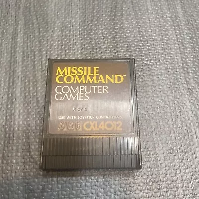 Atari 400/800/XL/XE Missle Command Game Cartridge CXL4012 • $8.99