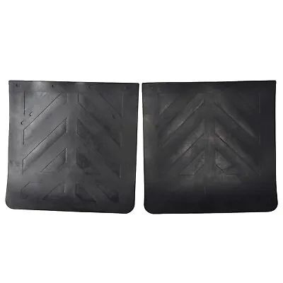 24 X24  Black Rubber Chevron Heavy Duty Mud Flap Semi Truck Trailer • $36.22