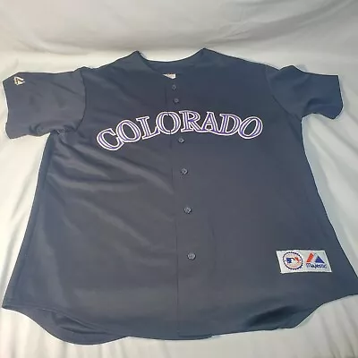 Colorado Rockies Matt Holiday World Series Jersey 2007 Stitched Majestic Xl • $85