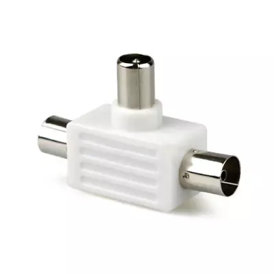 $7.70 • Buy PAL Coax 2 Way TV Antenna Splitter 1 Male To 2 Females Double Connector Joiner