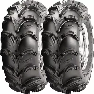 Two New 25x10-11 ITP Mud Lite AT 6 Ply ATV Tires 25 10 11 FREE Shipping  • $252