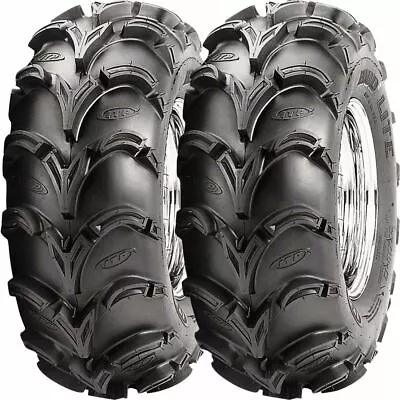 Two New 25x8-12 ITP Mud Lite AT 6 Ply ATV Tires 25 8 12 56A306 • $174