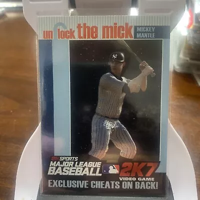 2007 Topps Baseball # 5 Micky Mantle Unlock The Mick  • $3.50