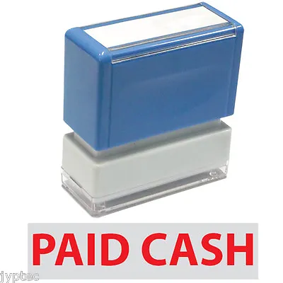 $11.95 • Buy Paid Cash - JYP PA1040 Pre-Inked Rubber Stamp (Red Ink)