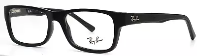 RAY BAN RB5268 5119 Black Unisex Rectangle Full Rim Eyeglasses 50-17-135 B:34 • $69.99
