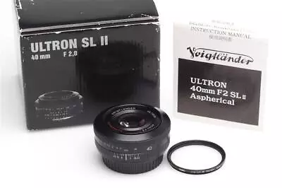 Voigtländer F. Canon EOS Ultron Sl II 2/40mm W.Box (1713819808) • $501.25
