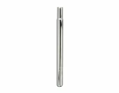 17 Sizes! Bicycle Heavy Duty Steel Standard 350mm (14  Long) Seatpost Chrome  • $18.99