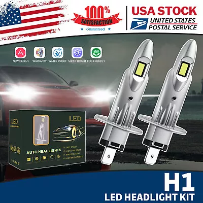 MODIGT H1 LED Headlight Kit 16000LM High Beam Bulb 6000K Lamp White High Power • $15.99