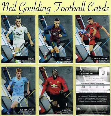 Topps Champions League FINEST 2018-19 ☆ Football Cards ☆ #1 To 100 • £0.99