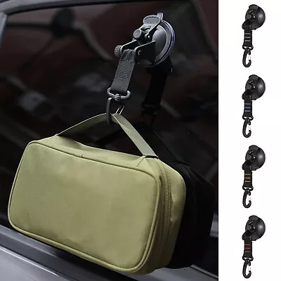 Car Tent Suction Cup Hooks Without Punching Home And Outdoor Travel Portable • $12.33