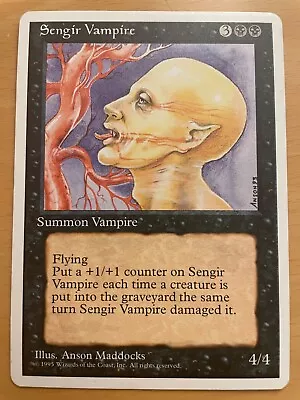 Sengir Vampire Magic Card MtG 4th Edition 1995 Sengir Vampire • $5.26