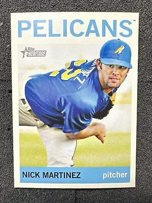 NICK MARTINEZ #70 2013 Topps Heritage Minor League Edition QTY Rookie/Prospect • $1.49