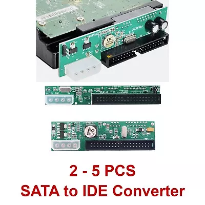 2 -5 PCS SATA To PATA / IDE 2.5  3.5  Hard Drive HDD CD/DVD Adapter Converter • $29.99