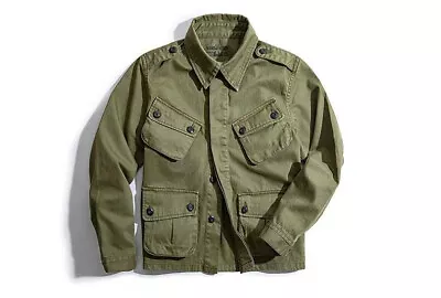 Lightweight Military U.S. Army Vietnam Jungle Camouflage Fatigue Shirt Jacket • $60