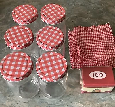 Jam Jars 450ml With Lids • £8.50