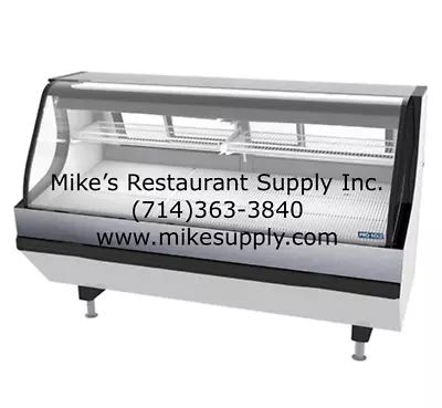 NEW 80  Meat Case Self Contained NSF Curved Glass Pro-Kold MCSC-80-W #3193 • $6619