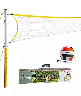 Franklin Sports 52641 Volleyball Set - Backyard Volleyball Net Set • $39.94