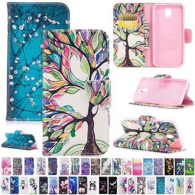 $14.88 • Buy For Samsung J5 J7 Pro 2017 Patterned Magnetic Flip Leather Wallet Case Cover