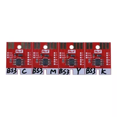US Stock-Generic Chip Permanent For Mimaki JV33 BS3 Cartridge4pcs/set (CMYK) • $65.33