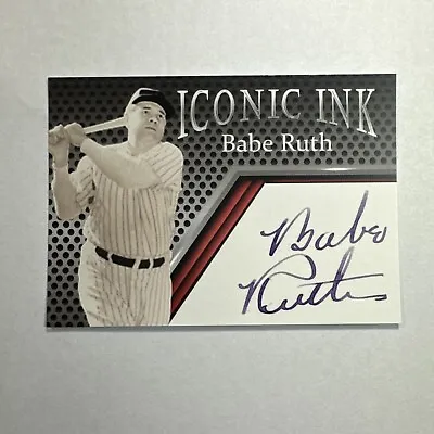 Babe Ruth | Iconic Ink Card - New York Yankees • $6.99