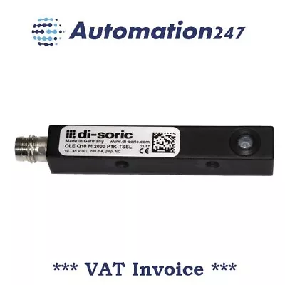 Di-soric OLE Q10 M 2000 P1K-TSSL Laser Through-beam Sensor Receiver 002888 • $212.97