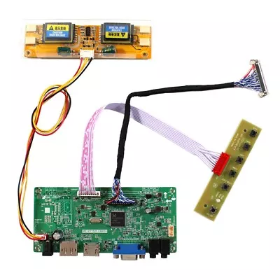 HDMI DP VGA LVDs Controller Board For 19  1440x900 30pin 4CCFL LVDs LCD Screen • $29.90