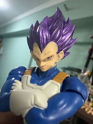 CUSTOM  Dragon Ball Z S.H.Figuarts Vegeta Utral Ego    Head • $79