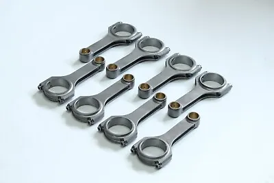 5.7'' H-Beam Performance Connecting Rods 4340 Steel Small Block Chevy SBC 350 • $319.99