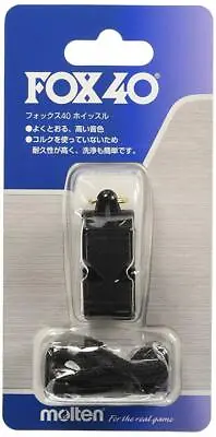 Molten Referee Whistle FOX40 Football Basketball Black Volleyball Soccer Japan • $17.21