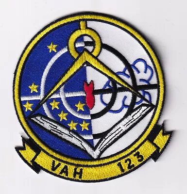 VAH-123 Squadron Patch  – Hook And Loop 4  • $15.95