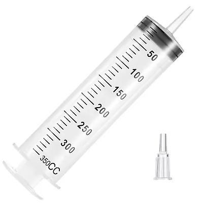 $15.06 • Buy 300Ml Syringe, Reusable Extra Large Plastic Syringes For Glue Dispensing, Scient