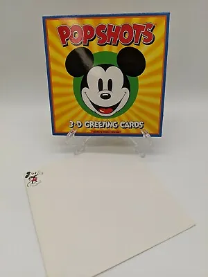 Mickey Mouse & Minnie Pop Shots 3D Pop-Up Birthday Greeting Card-NOS DPS-224 • $10.50