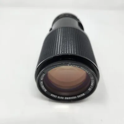 Vivitar Series 1 VMC Lens 70-210mm F/3.5 For Minolta M/MD Mount Macro Focusing • $14.03