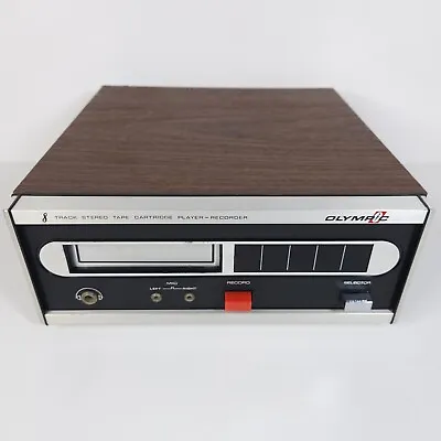 VTG Olympic 8-Track Stereo Tape Cartridge Player Recorder Model RTD40 *FOR PARTS • $42.42