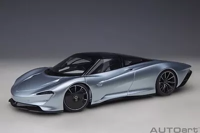 1:18 McLaren Speedtail -- Frozen Blue -- AUTOart 76086 • $535