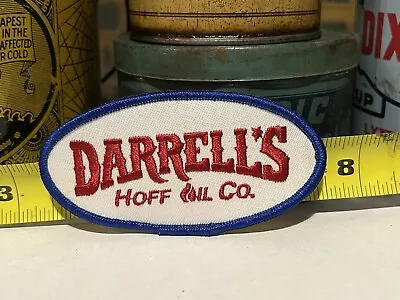 Darrell’s Hoff Oil Co Patch Vintage GAS STATION • $1.49